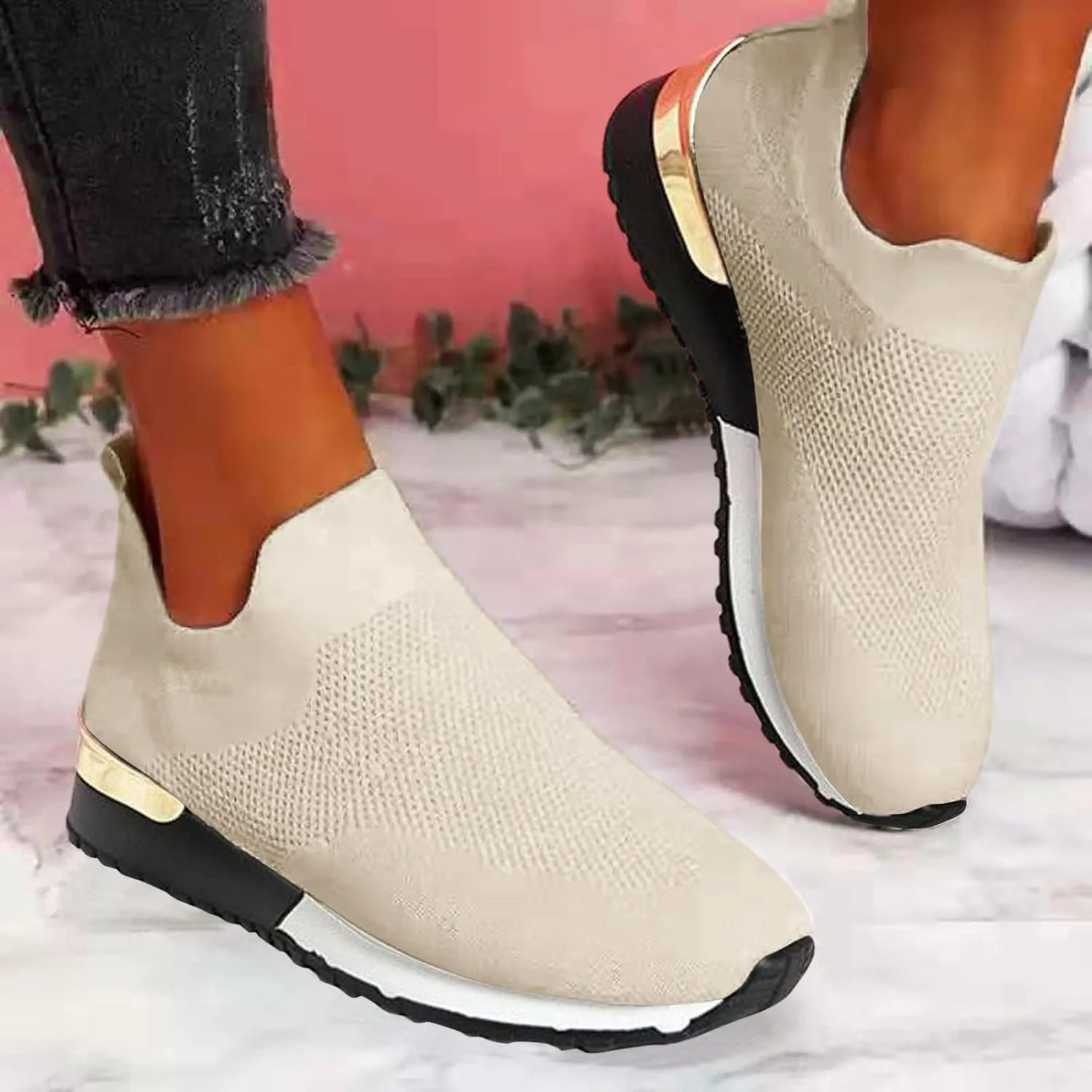 Women's Orthopedic Walking Shoes Non Slip Workout Fashion Tennis Running Sneakers Outdoor Casual Fitness Shoe