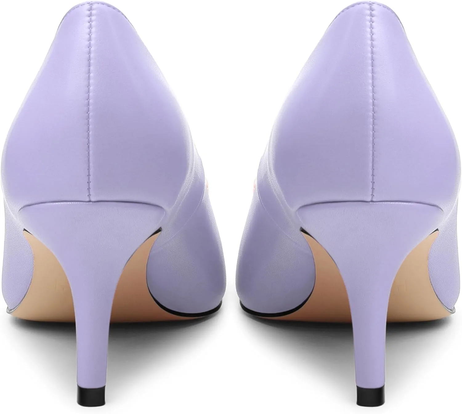 Women's Pumps Pointed Toe Mid Stiletto Heels Rectangular Metal Buckle Pumps Dress Party Shoes