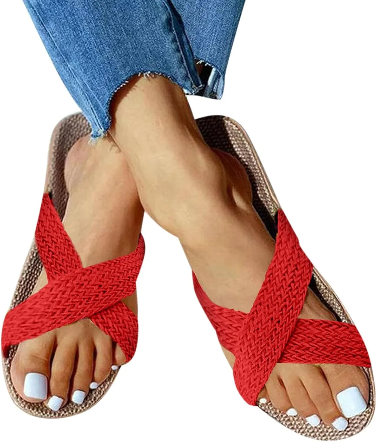 Womens Sandals Comfortable Dressy Women's Brown Sandals Mens Flip Flops Dressy Flat Sandal Casual Everyday Wear Women's Comfortable Arch Support Dressy Flat