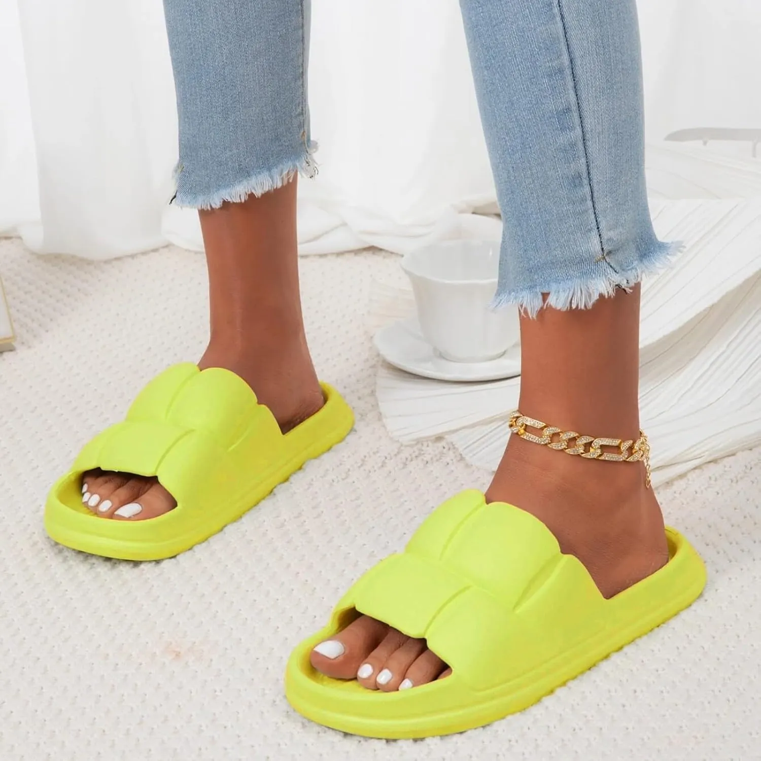 Women's Sandals Comfortable Walking Open Toe Sandals Black Flip Flops for Women Dressy Black Flat Sandal Dressy Open Toe Summer Dressy Women's Comfortable Walking Sandal