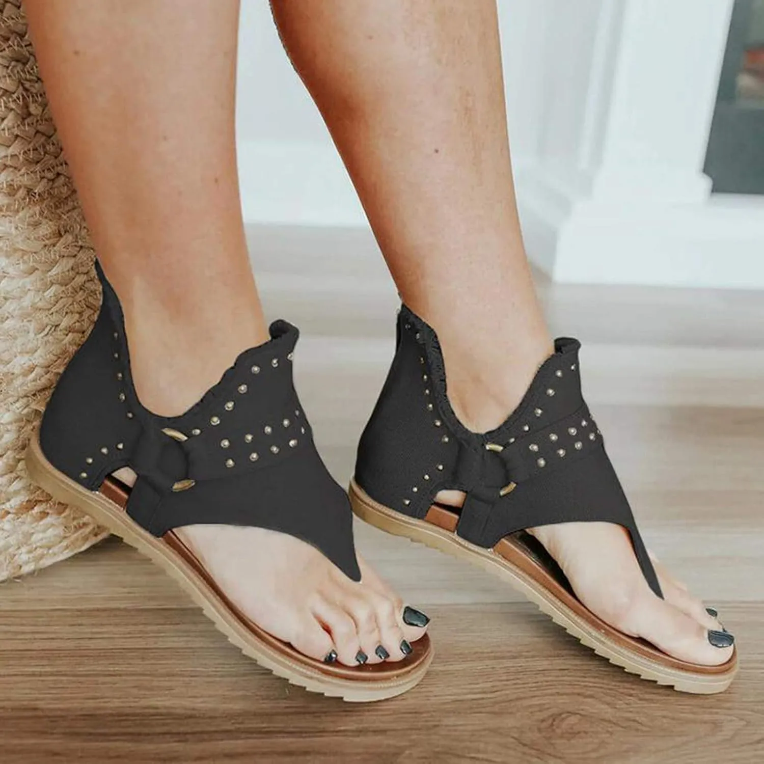Women's Sandals Women's Flat Sandals Flat for Women White Comfort for Women Comfortable Walking