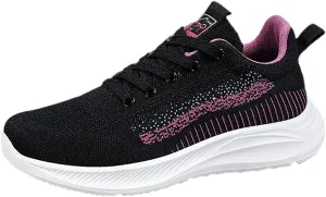 Womens Slip On Sneakers Black Grey Slip On Shoes Women Dressy Casual Basketball Shoes for Women with Laces Womens Trail Running Shoes Arch Support Tennis Shoes for Women Size 10 Wide