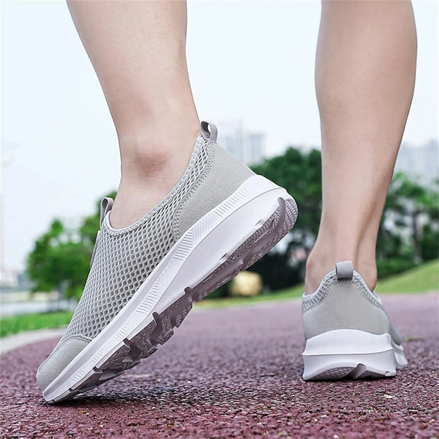 Women's Slip On Sneakers Casual Everyday Shoes Non Slip Work Shoes Women High Top Men's Casual Dress Shoes Chunky Sneakers Waterproof Tennis Shoe White Loafers