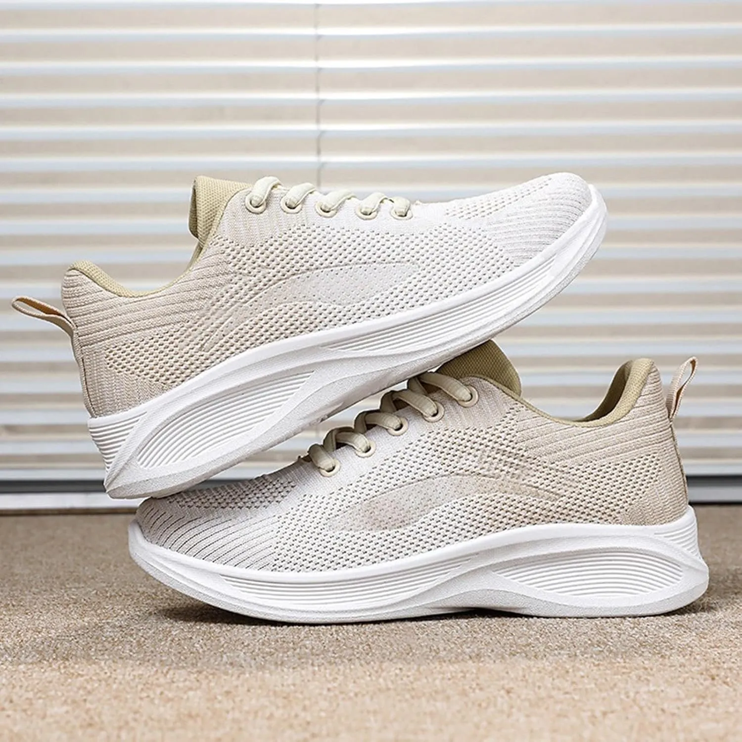 Women's Slip on Walking Shoes Tennis Lightweight Sneakers Workout Breathable Trainer Comfortable Fashion Sneakers