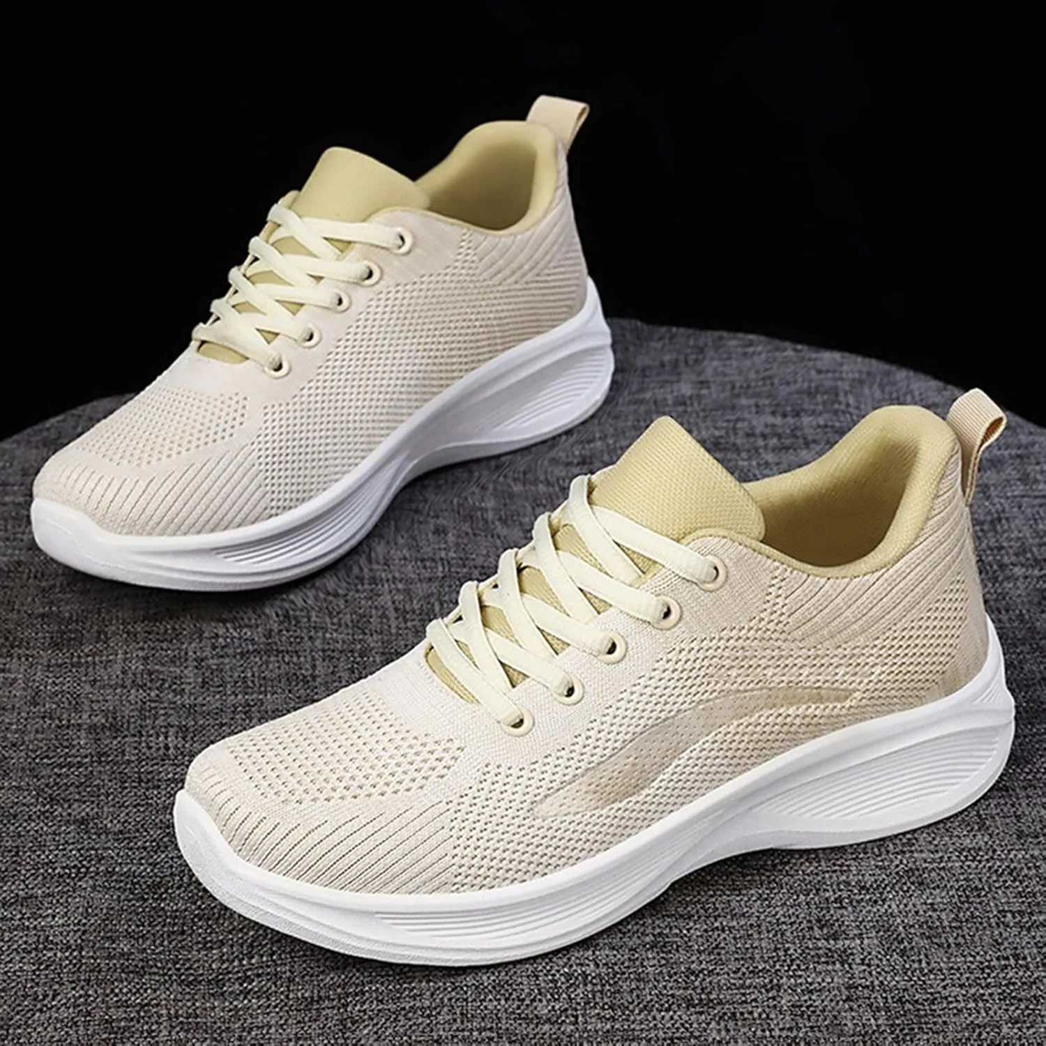 Women's Slip on Walking Shoes Tennis Lightweight Sneakers Workout Breathable Trainer Comfortable Fashion Sneakers
