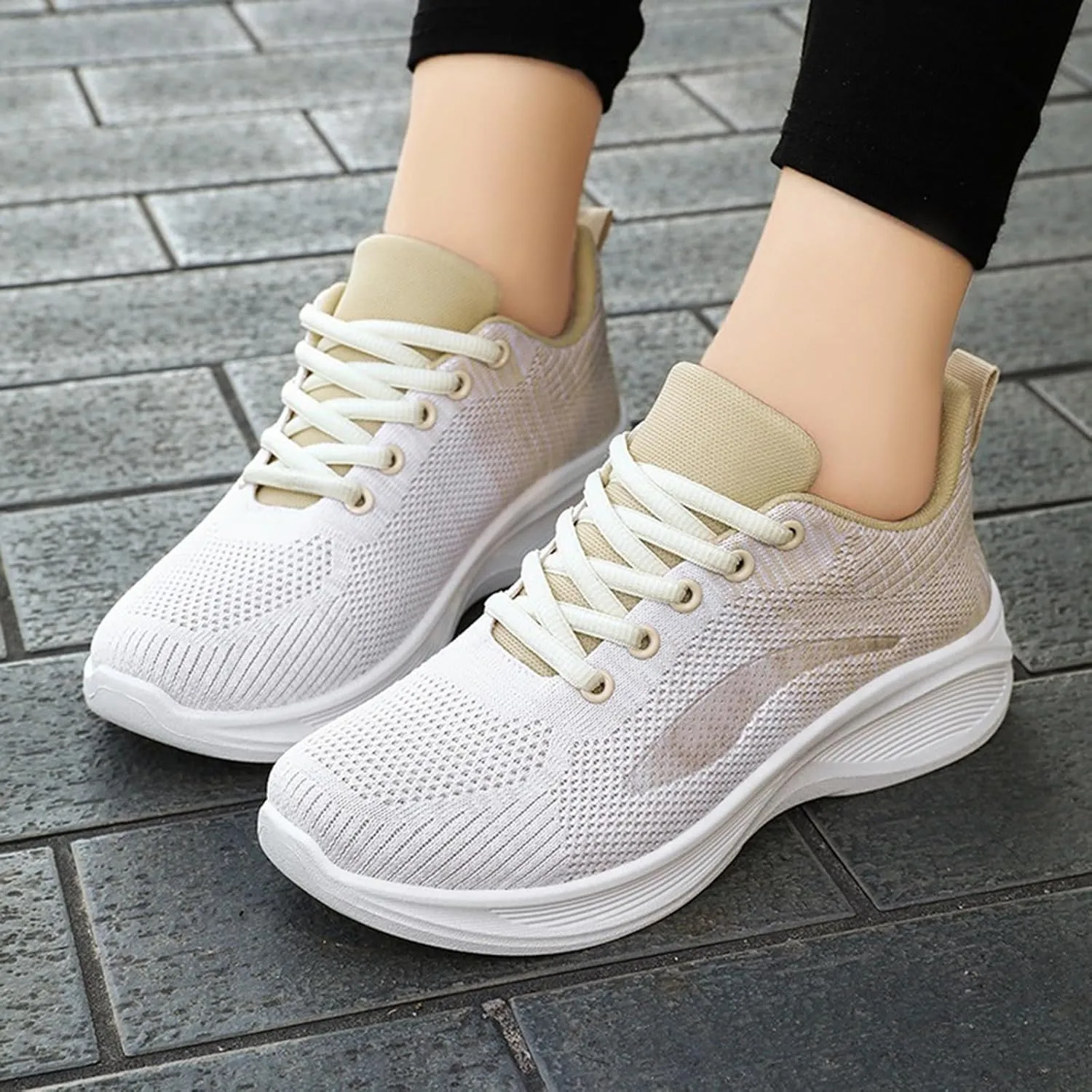 Women's Slip on Walking Shoes Tennis Lightweight Sneakers Workout Breathable Trainer Comfortable Fashion Sneakers