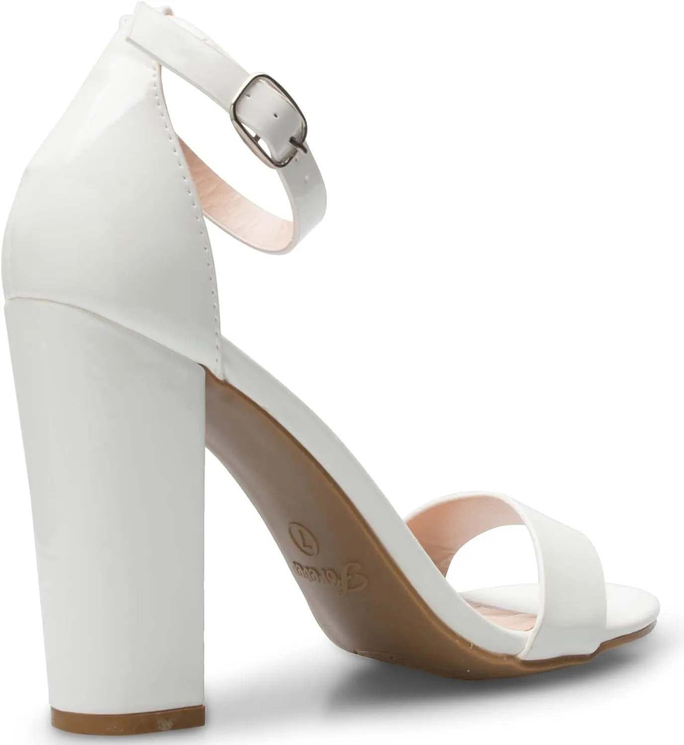 Women's Strappy Chunky Block High Heel - Formal, Wedding, Party ? Simple Classic Pump