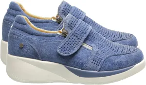 Womens Wedges Breathable Thick Sole Casual Sport Shoes Closed Toe Heeled Comfortable Fashion Sneakers No Lace Comfy Outdoor Walking Shoes for Ladies