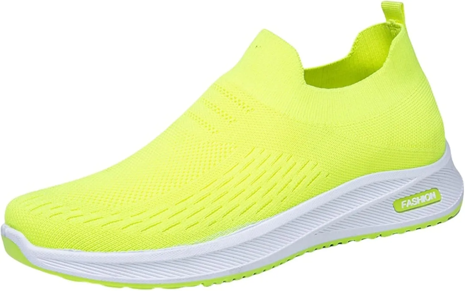 Women's Woven Orthopedic Breathable Shoes Arch Support Mesh Non Slip Sports Shoes Slip On Casual Sneaker for Men