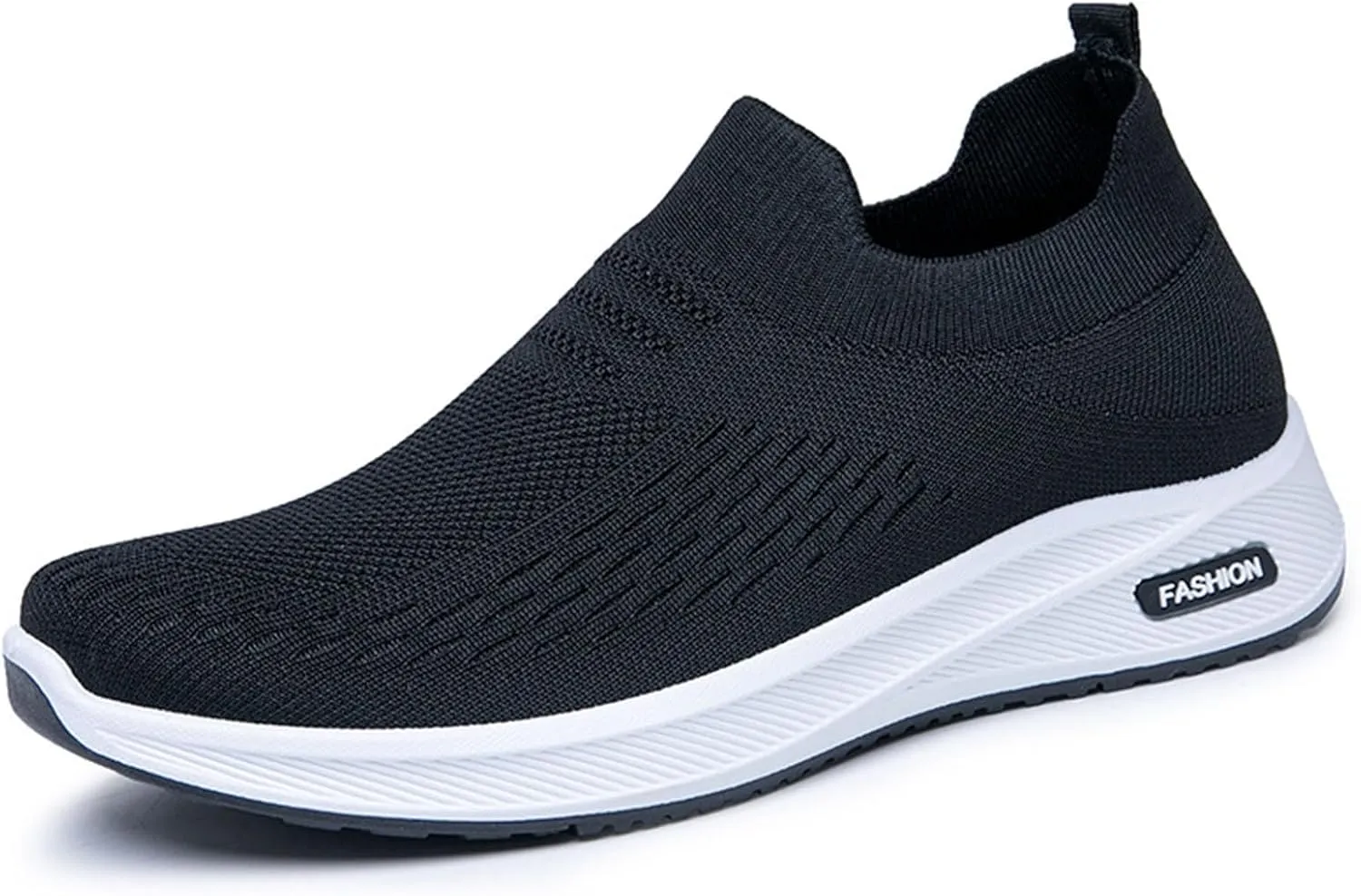 Women's Woven Orthopedic Breathable Shoes Arch Support Mesh Non Slip Sports Shoes Slip On Casual Sneaker for Men