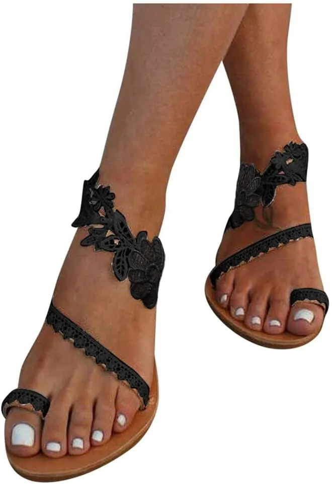 Yoga Mat Comfortable Flat Sandal for Women Casual Summer Comfortable Walking Shoes Jelly Sandals for Women